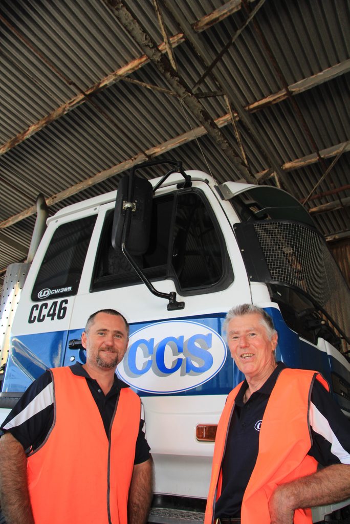 Bob Hancock (right) with his general manager son Troy and one of the early CWs that keeps on keeping on. Bob Hancock (right) with his general manager son Troy and one of the early CWs that keeps on keeping on.